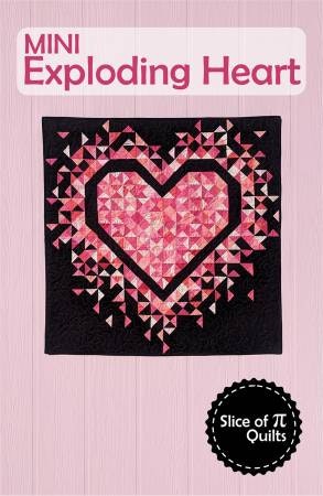 Mönster "MINI Exploding Heart" från Slice of Pi Quilts
