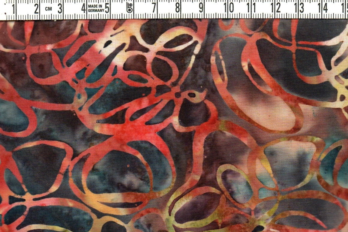 One of a kind. Intressantaste tyget någonsin? Batik bomull 110 cm