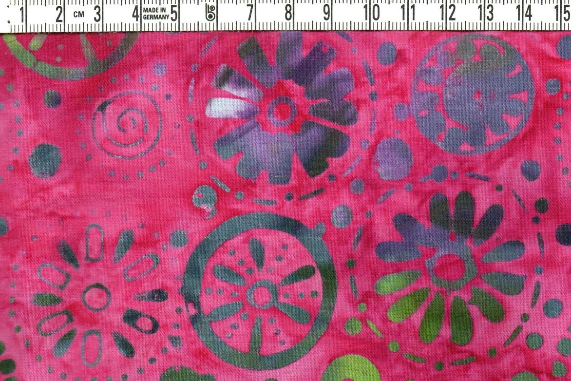Enastående färger och motiv. Batik bomull 110 cm