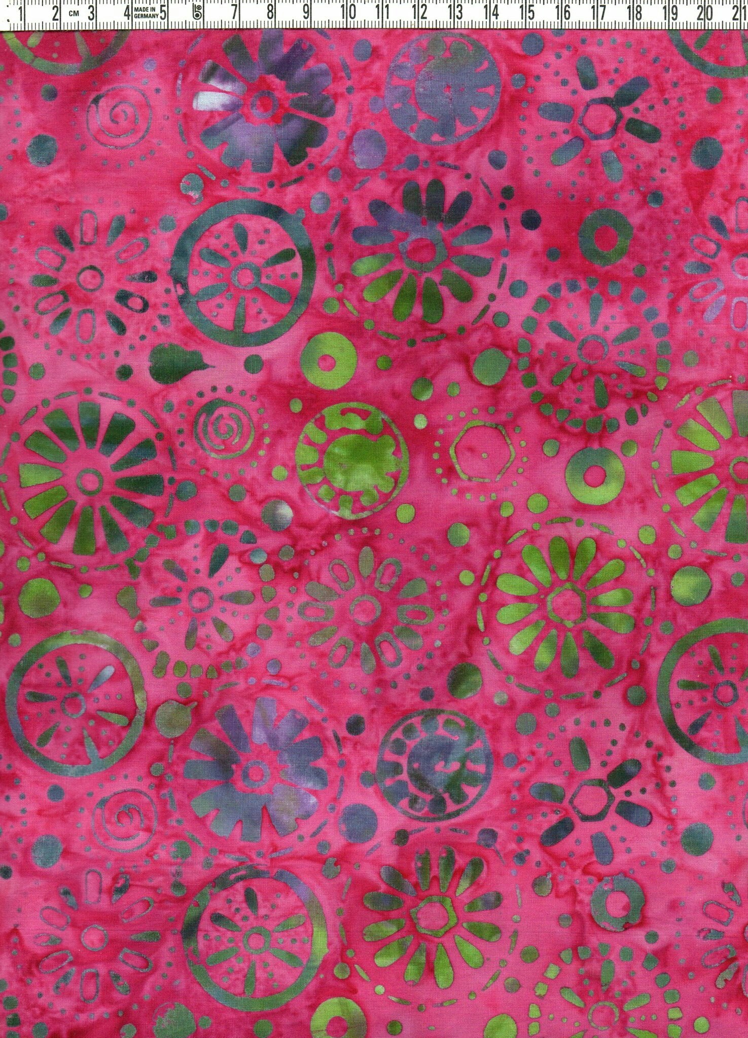 Enastående färger och motiv. Batik bomull 110 cm