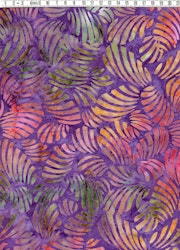 Lilamelerat och flerfärgat. Batik bomull 110 cm