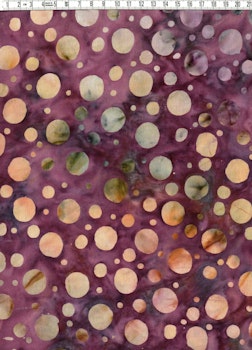 Bubbligt vinrött – Batik Viskos 140 cm bred