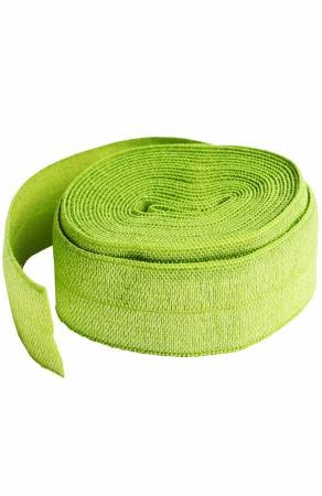 Fold-over Elastiskt kantband. 2 yard lång, 3/4 inch bred, apple green. Från By Annie