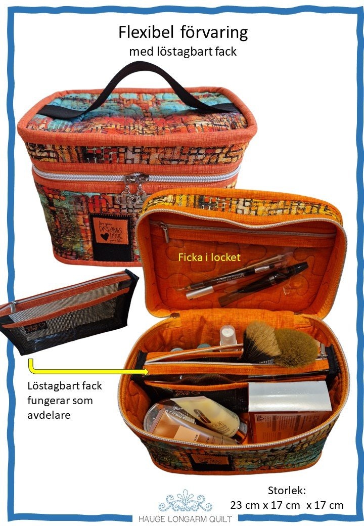 Mönster "Flexibel förvaring"  av Hauge Longarm Quilt