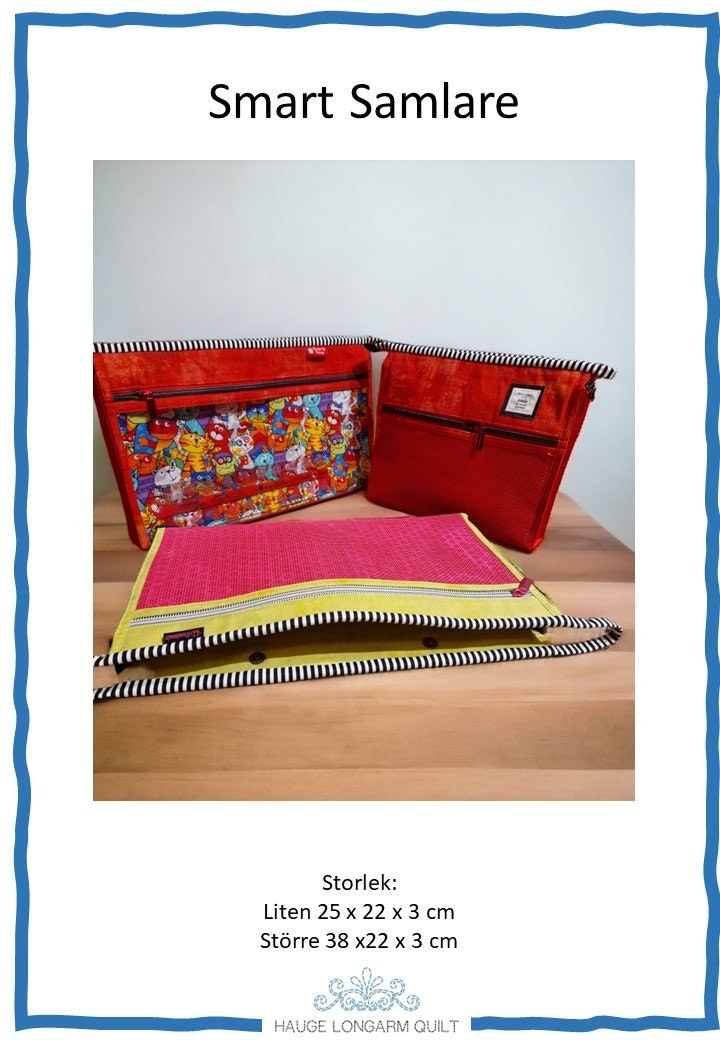 Mönster "Smart samlare"  av Hauge Longarm Quilt