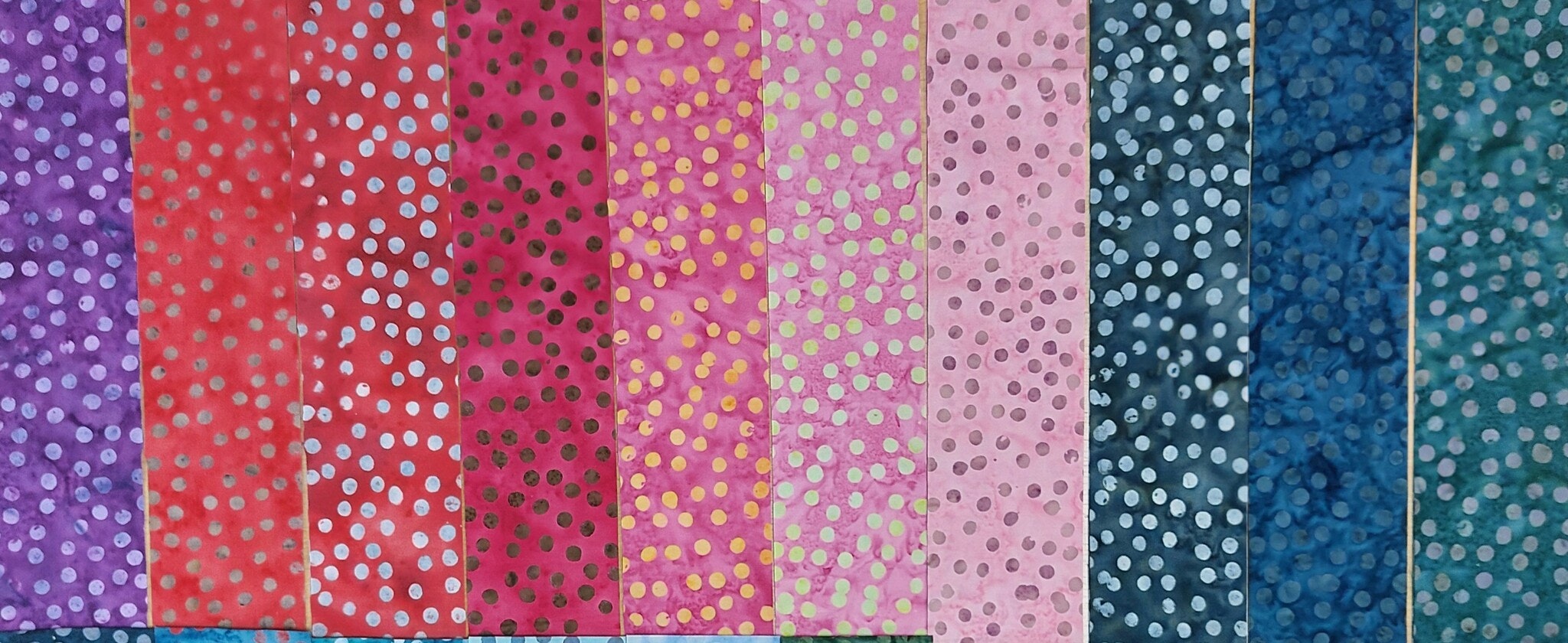 Fat Quarter Bundle+  "Midsummer Magic"  10 olika tyger. Tyg nr 1-10