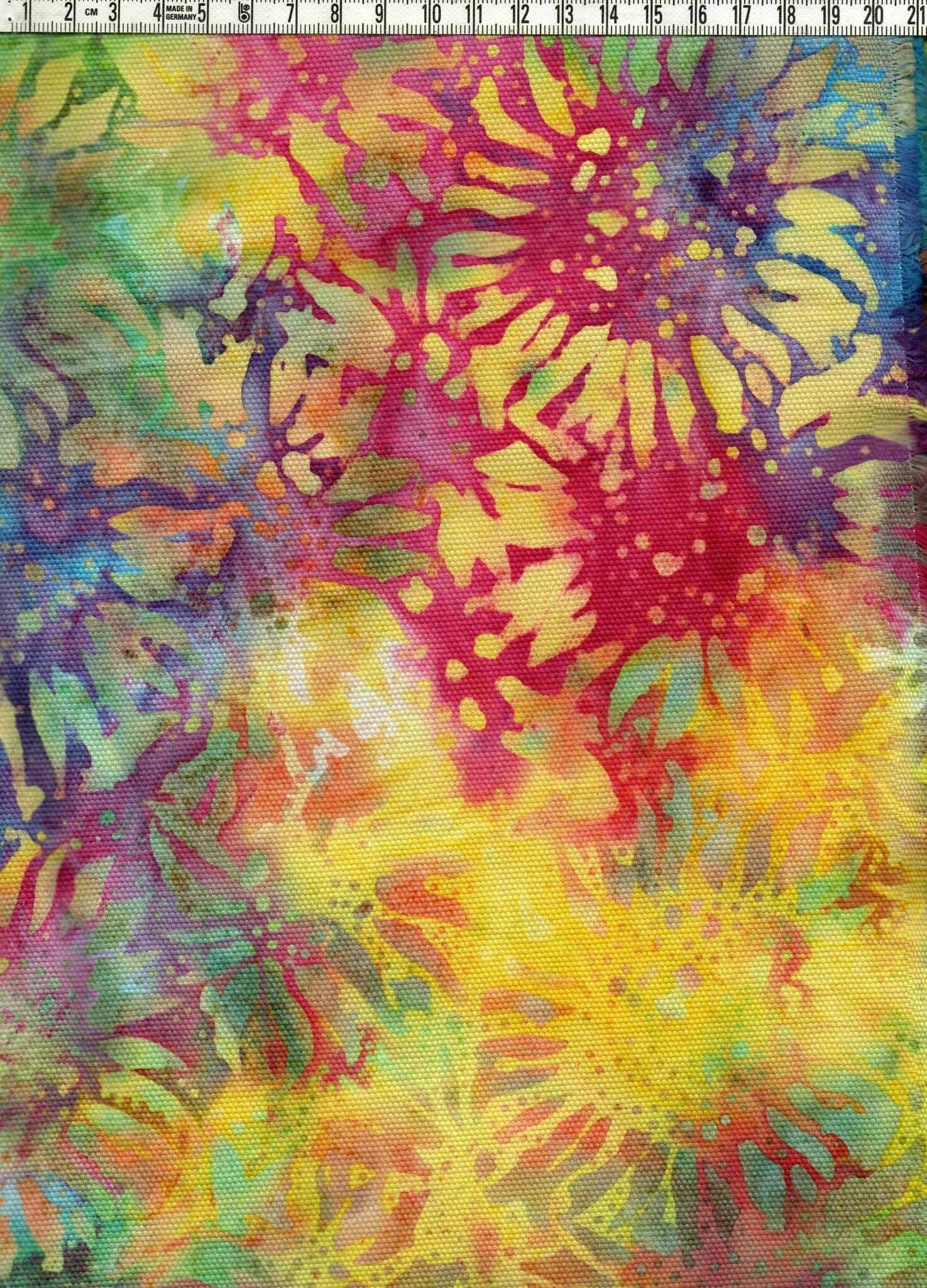 Batik i kraftig Canvas. Superkvalitet! 155 cm bredd 360g/m2