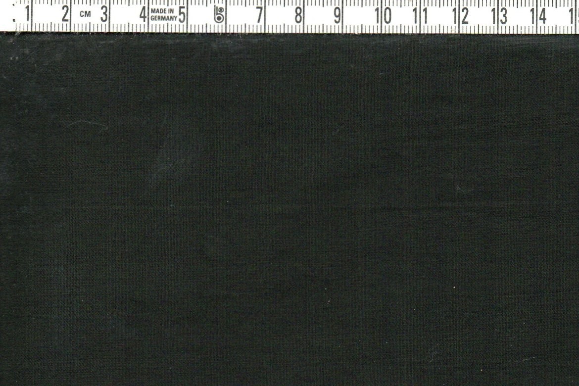 Enfärgad. Kolsvart – Bambu-bomull trikå 210 cm bred