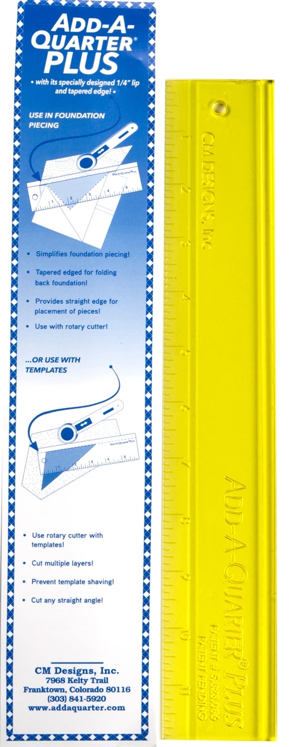 Add-A-Quarter Plus 12 inch, från CM Designs.   Selges ikke til Norge