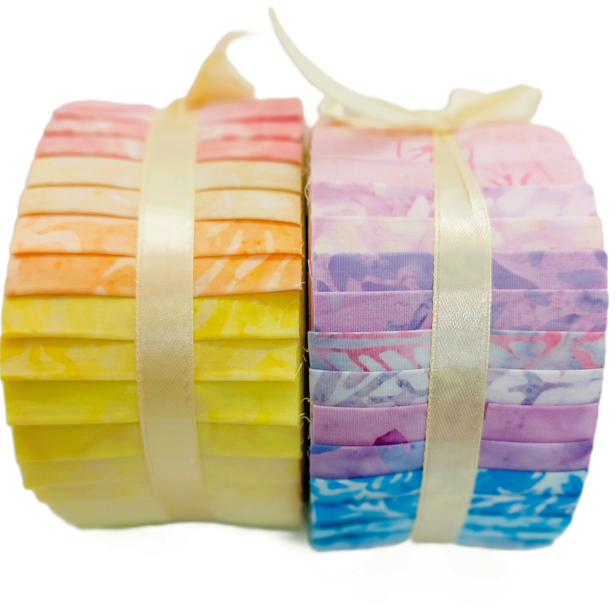Happyness Pastell. Batikrulle med 40 st 2,5 inch remsor.