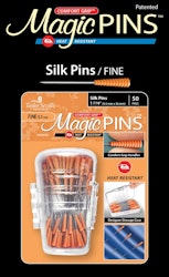 Magic pins, silk pins, fine, 0,5 mm*36 mm, 50 st