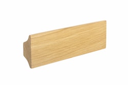Obehandlad Ek trähandtag Oblong