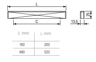 Lines Obehandlad Ek Trähandtag