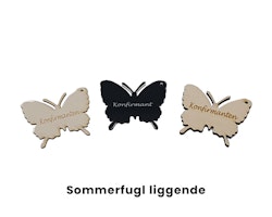 Bordkort Sommerfugl liggende