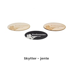 Bordkort skytter - jente
