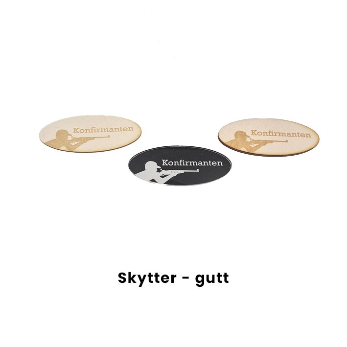 Bordkort skytter - gutt