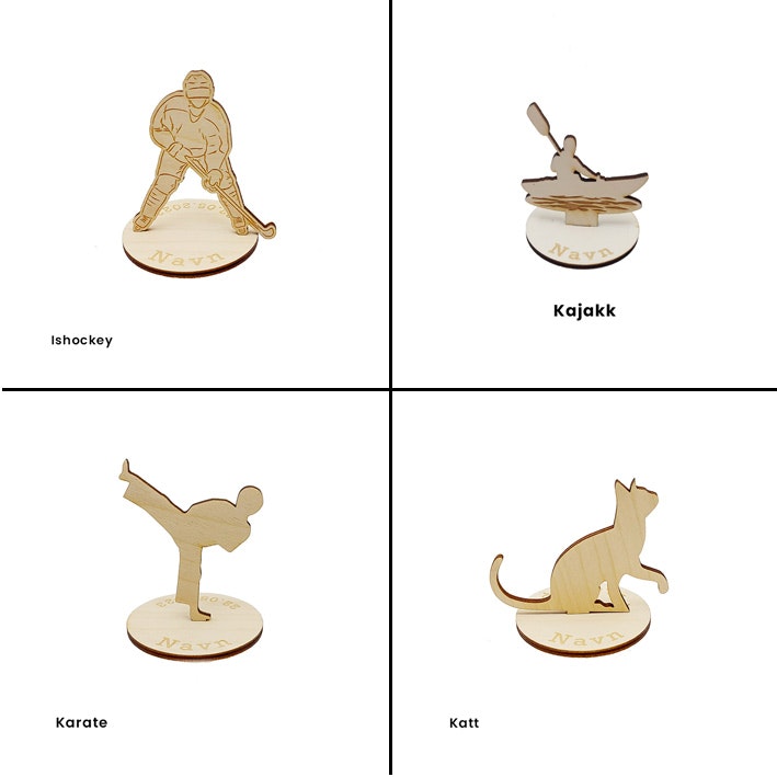 Kransekaketopp med figur