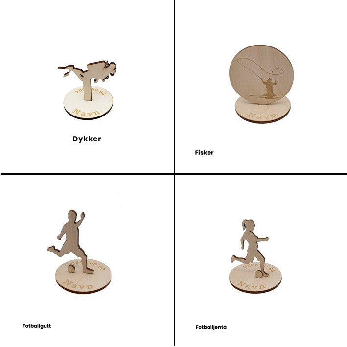 Kransekaketopp med figur