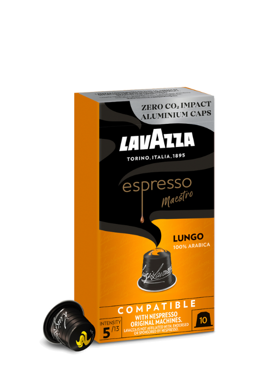 Rädda kaffet! Lavazza Lungo Kaffekapslar 10-pack