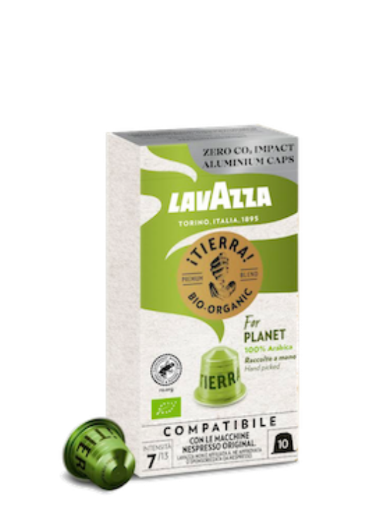 Rädda kaffet! Lavazza Tierra For Planet Organic Kaffekapslar 10-pack