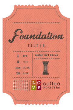 Love Coffee Roasters - Foundation Filter - Brygg & Press - 250g
