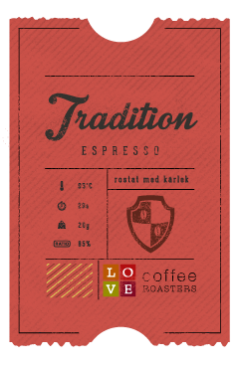 Love Coffee Roasters - Tradition Espresso- 250g hela bönor
