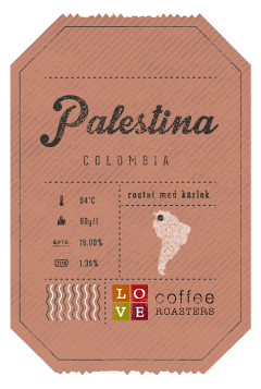 Love Coffee - Palestina - Colombia- Brygg - 250g