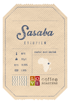 Love Coffee - Sasaba - Etiopien - Brygg - 250g
