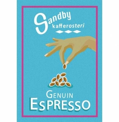 Sandby Kafferosteri – Genuin Espresso - Mörkrostade kaffebönor - 500g