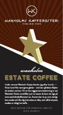 Waxholms Kafferosteri - Waxholm Estate Coffee - 500g