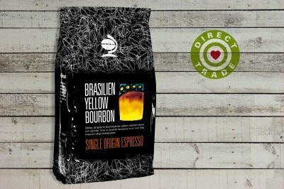 Johan & Nyström - Brasilien Yellow Bourbon - Mellanrostade kaffebönor - 250g