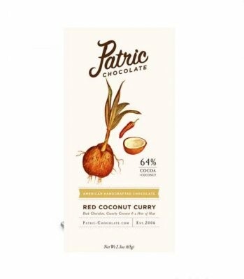 Patric Chocolate -Dark Chocolate Red Coconut Curry - 65g
