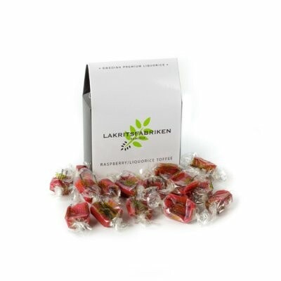 Lakritsfabriken - Premium Liquorice Toffee Raspberry - 100g