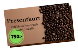 Presentkort 750 kr