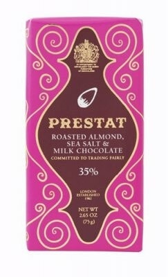 PRESTAT - Milk Chocolate Bar Sea Salt & Almond - 7