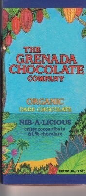 Grenada Chocolate - Nib-a-licious Ekologisk Chokladkaka 85g