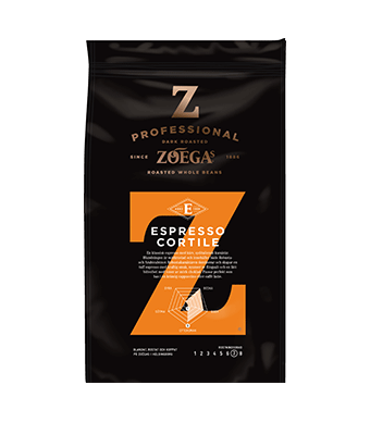 ZOÉGAS Professional Espresso Cortile hela bönor 500g