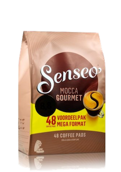 Douwe Egberts Senseo Philips Mocca Gourmet kaffekapsler 48