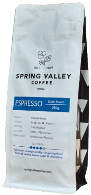 Spring Valley Coffee Espresso 500g