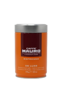 Caffè Mauro De Luxe malet kaffe 250g burk