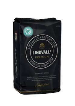 Lindvalls Premium Dark Roast Brewing Ground 450g