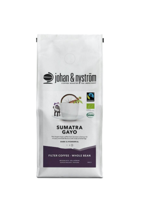 Johan & Nyström Sumatra Gayo FTO kaffebönor 500g
