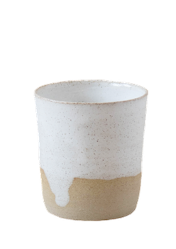 Studio Latitude Becher ohne Ohr – Größe M Cappuccino Weiß / Beige