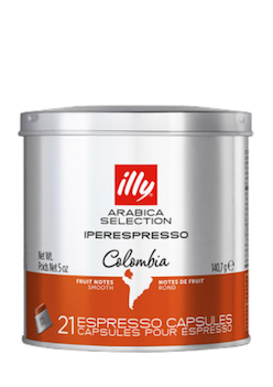 Illy Iperespresso Colombia kaffekapsler 21 stk