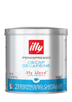 Illy Iperespresso Decaf entkoffeiniert kaffekapslar 21st