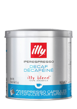 Illy Iperespresso Koffeinfri koffeinfrie kaffekapsler 21 stk