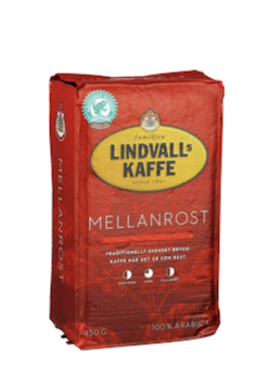 Rädda kaffe Lindvalls Mellanrost Bryggmalet 450g