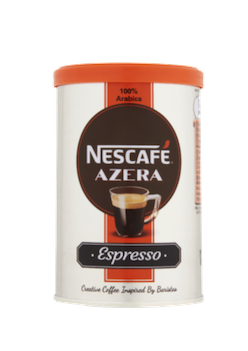 Utgått! NESCAFE Azera espresso snabbkaffe i burk