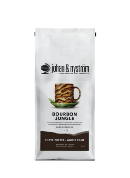 Johan & Nyström Bourbon Jungle kaffebönor 500g