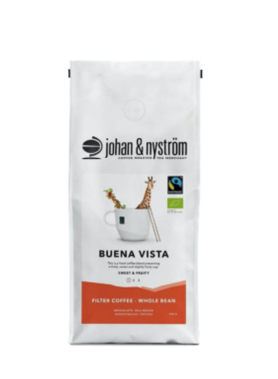 Johan & Nyström Buena Vista FTO kaffebönor 500g